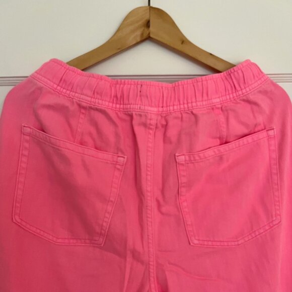 NWT GAP Mid Rise Easy Horseshoe Jeans Bright Pink Denim | Size Small - Picture 8 of 12